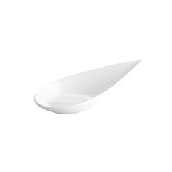 Kiji Stoneware & Ceramics Tableware Brands|Japanese Ingredients^12 x Small Porcelain Tear Drop Canape Spoon