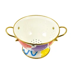 Kapka Enamel Kitchen Tools & Utensils^Abstract Enamel Colander, 22cm
