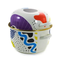 Kapka Enamel Serveware|Tableware Brands^Abstract Enamel Mussel Pot