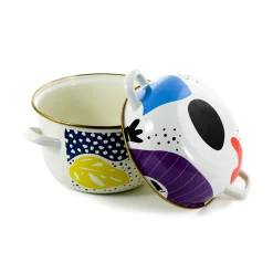 Kapka Enamel Serveware|Tableware Brands^Abstract Enamel Mussel Pot