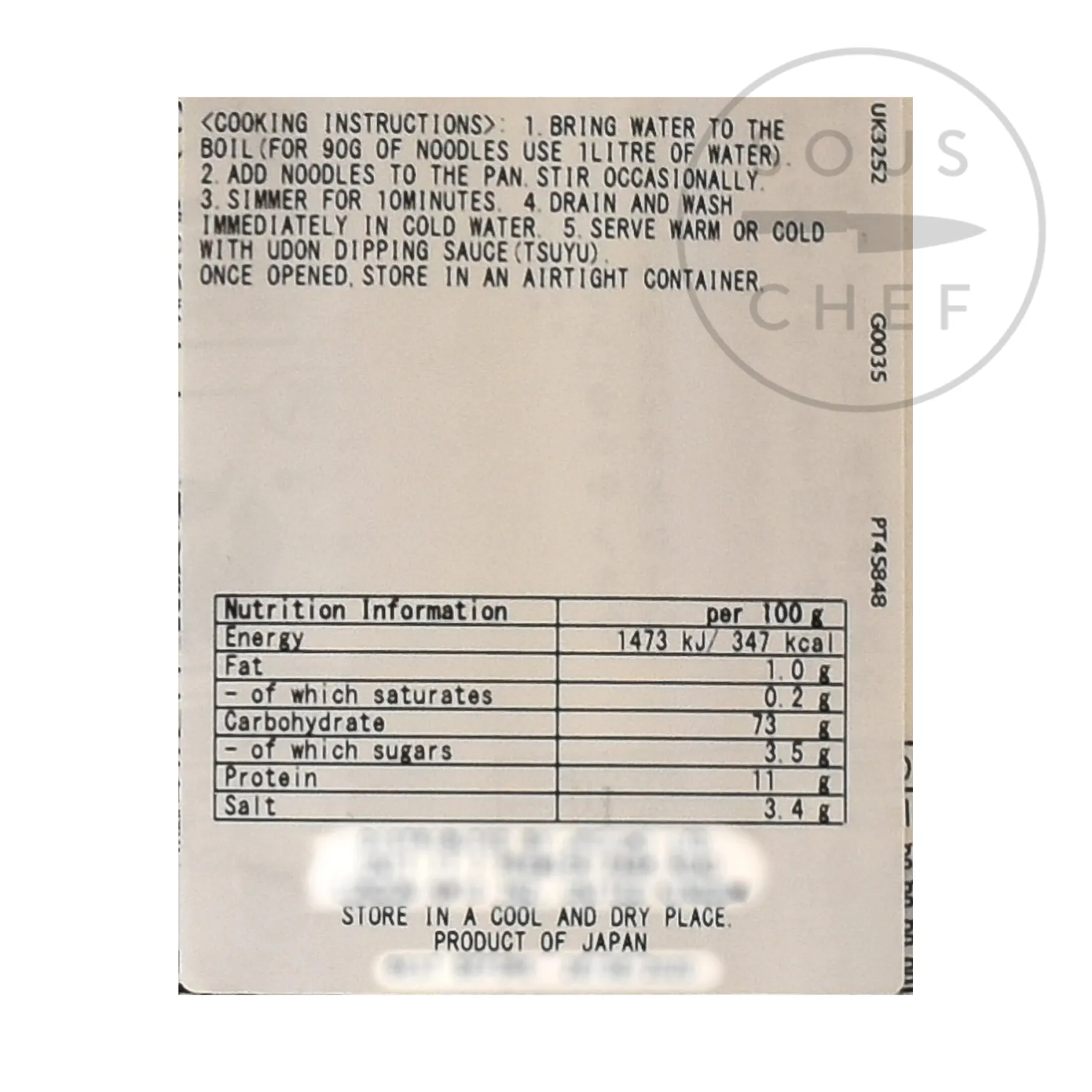 Akagi Japanese Ingredients|Ingredients Brands^Dried Udon Noodles, 270g