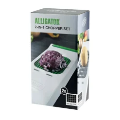 Alligator of Sweden Kitchen Tools & Utensils^Alligator 2-in-1 Original Chopper With Collector