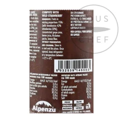 Alpenzu Ingredients Brands|Italian Ingredients^Fruit Preserves Wild Strawberries 100% Fruit Jam, 350g