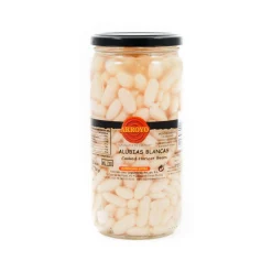 Delicioso Ingredients Brands|Spanish Ingredients^Alubia Blanca - Cooked Haricot Beans, 700g