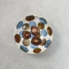 Kiji Stoneware & Ceramics Tableware Brands|Japanese Ingredients^Amatsubu Shallow Bowl, Blue, 24.5cm dia
