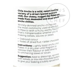 Cool Chile Co Ingredients Brands|Mexican Ingredients^Ancho Flakes, 40g