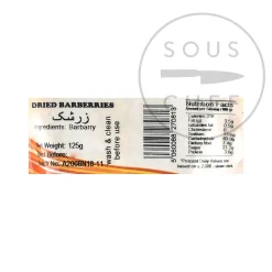 Anjoman Middle Eastern Ingredients|Baking Ingredients^Barberries, 125g