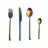 Herdmar Cutlery|Tableware Brands^Arco Matte Multicolour 4 Piece Place Setting Cutlery Set