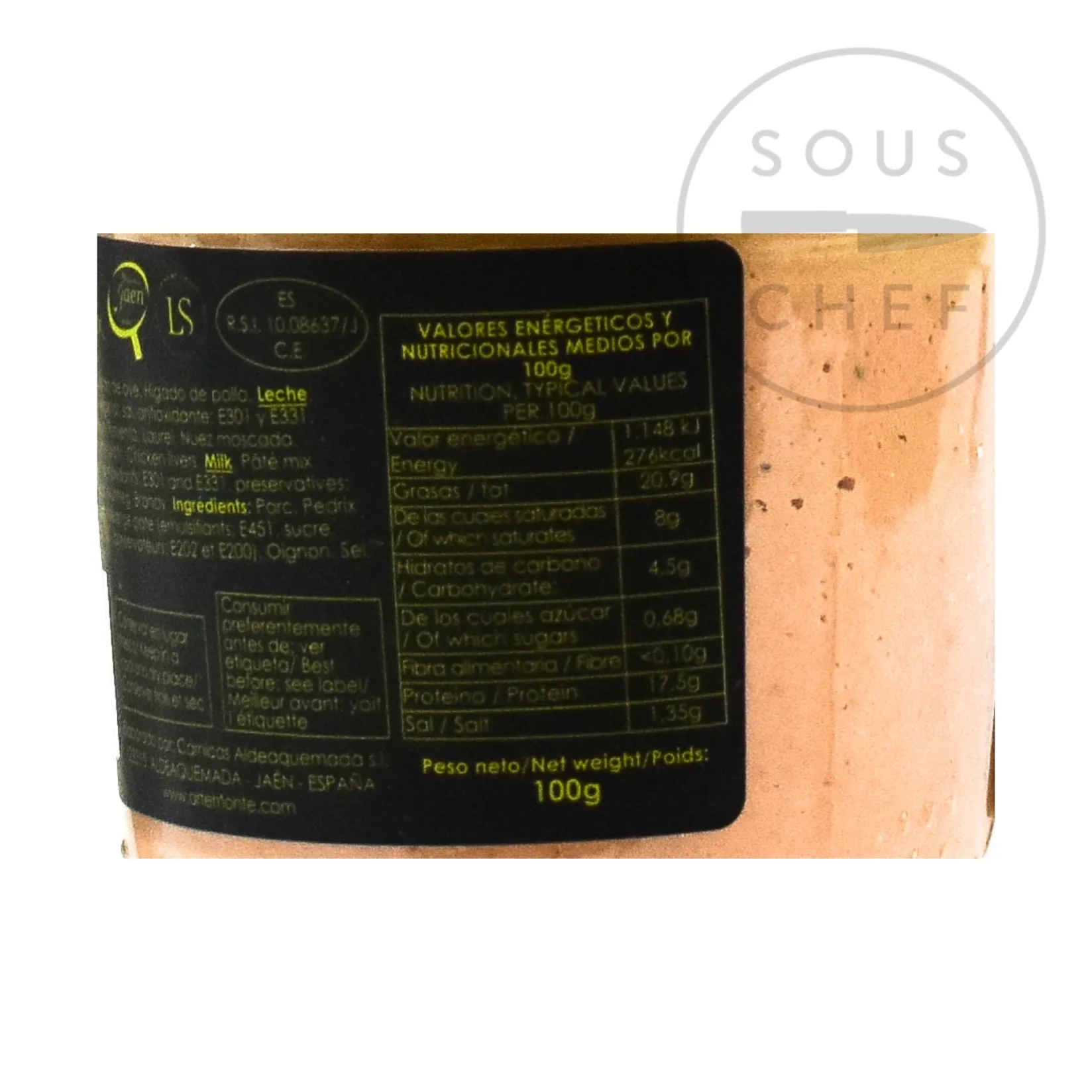 ArteMonte Spanish Ingredients|Snacks^Partridge Pate, 100g