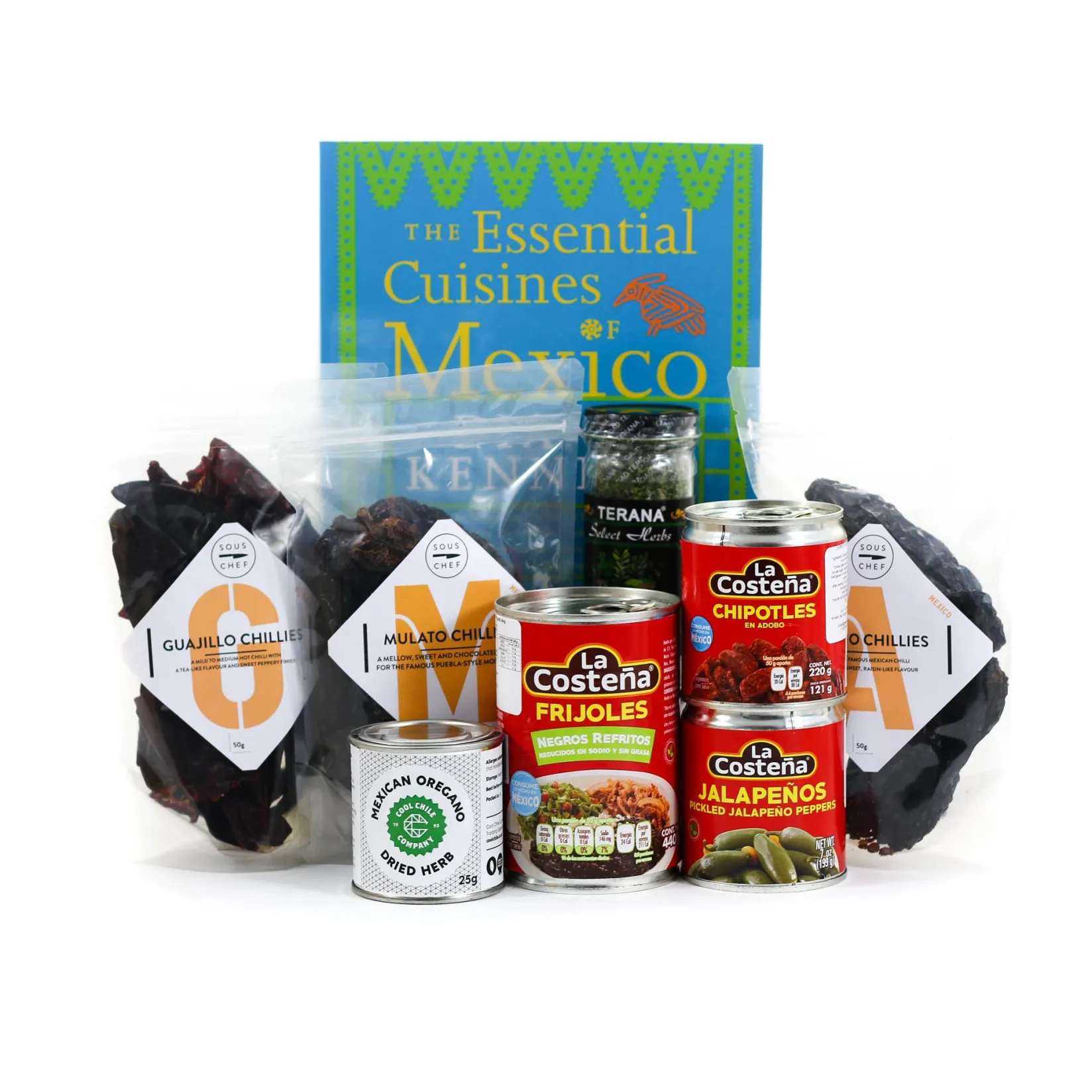 Sous Chef Kit Ingredients Brands|Mexican Ingredients^Authentic Mexican Cooking Set