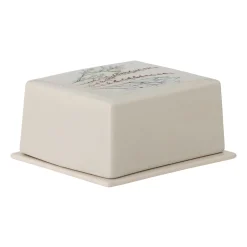 Bloomingville Tableware Brands^Bea Floral Butter Dish, 15cm