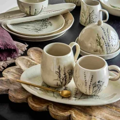 Bloomingville Serveware|Crockery & Dinnerware^Bea Floral Serving Plate, 28.5cm