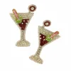 My Doris Tableware Brands^Beaded Martini Earrings