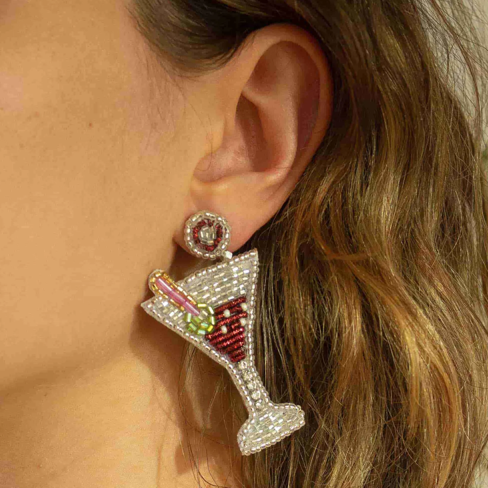 My Doris Tableware Brands^Beaded Martini Earrings