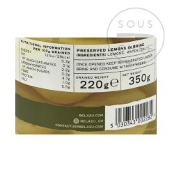 Belazu Middle Eastern Ingredients|Sauces & Condiments^Beldi Preserved Lemons, 360g