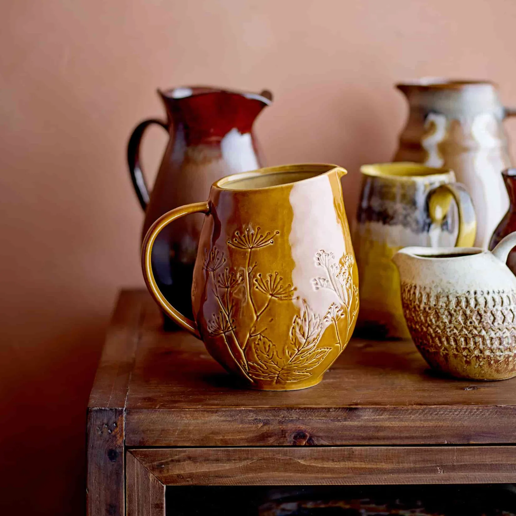 Bloomingville Jugs & Bottles|Tableware Brands^Bence Jug, 18.5cm