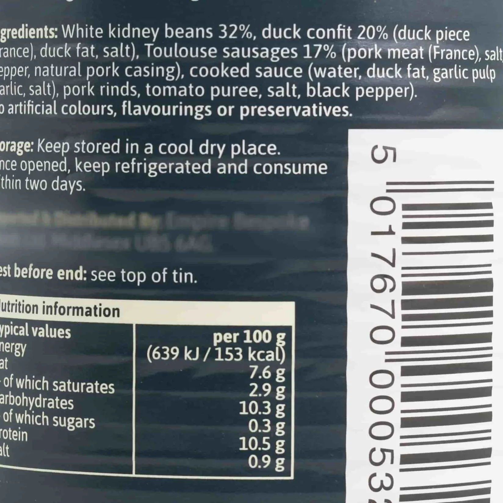 Bespoke Ingredients Brands|Snacks^Cassoulet, 840g