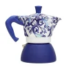Bialetti Italian Ingredients|Tableware Brands^x Dolce & Gabbana Blue Moka Induction Coffee Maker, 4 Cup