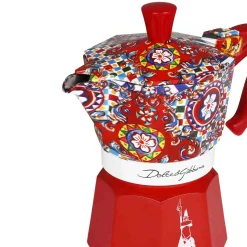 Bialetti Italian Ingredients|Tableware Brands^x Dolce & Gabbana Red Moka Express Coffee Maker