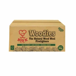 Big K Bbq & Smoking^Woodies Natural Wood Wool Firelighters, 2kg