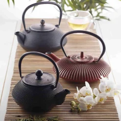 La Cafetiere Tableware Brands|Japanese Ingredients^Black Cast Iron Teapot, 900ml