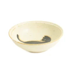 Emro Aziatica Japanese Tableware|Crockery & Dinnerware^Black Cat Japanese Bowl, 14cm