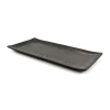 Melamine Tableware Brands|Table Setting^Black Rectangle Serving Plate, 30x15cm