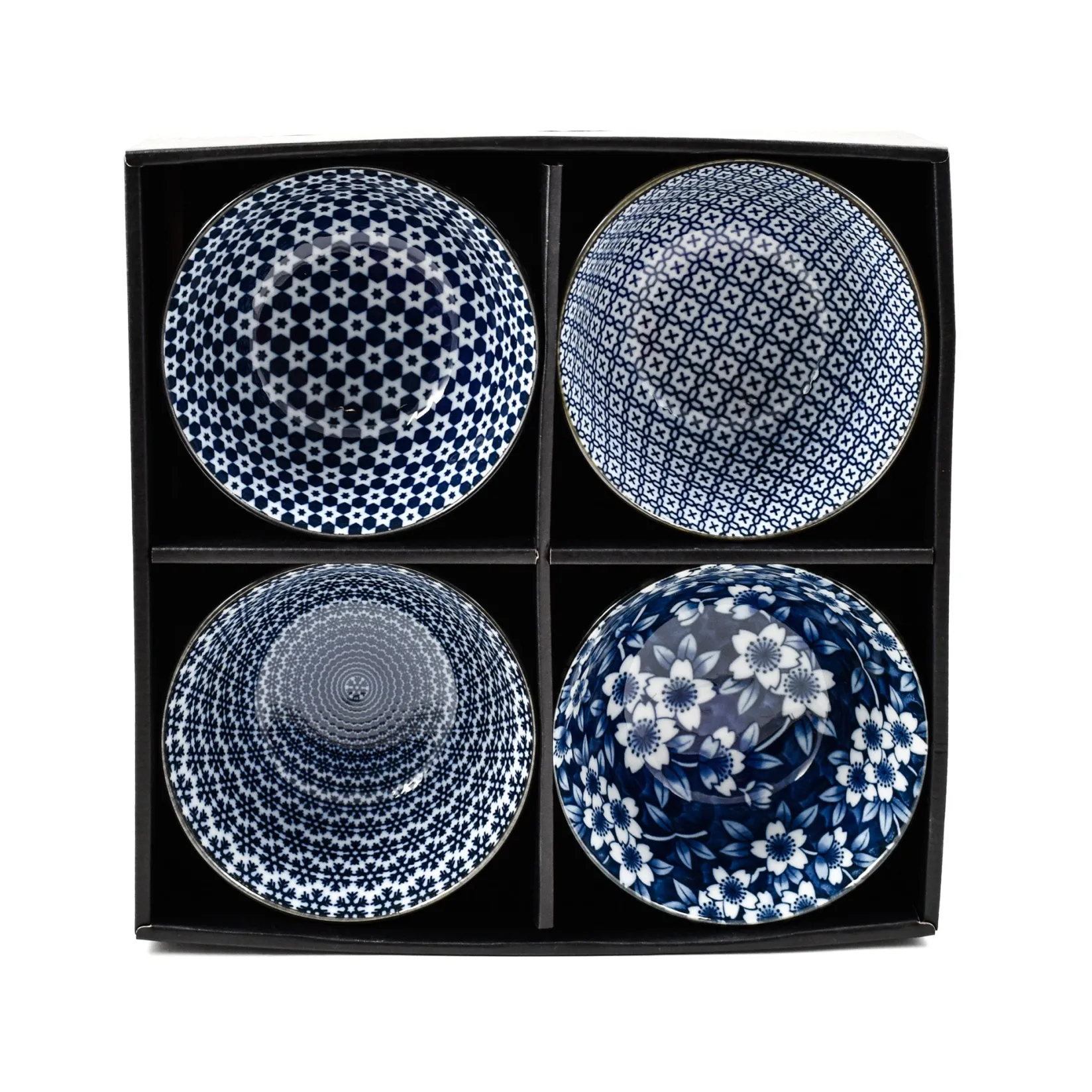 Kiji Stoneware & Ceramics Tableware Brands|Japanese Ingredients^Blue & White Rice Bowl Boxed Gift Set