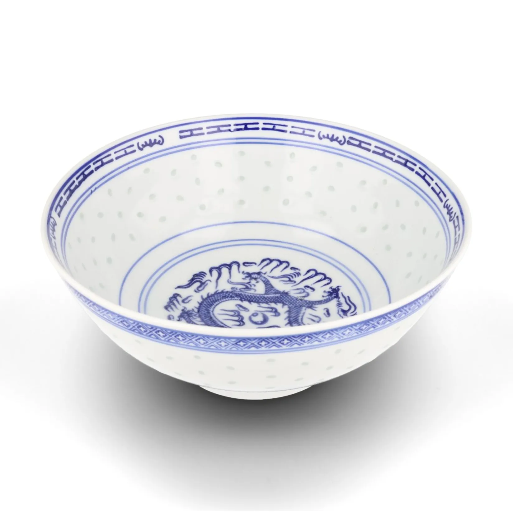 Chinese Tableware Crockery & Dinnerware|Bowls^Blue Rice Pattern Serving Bowl, 25.5cm
