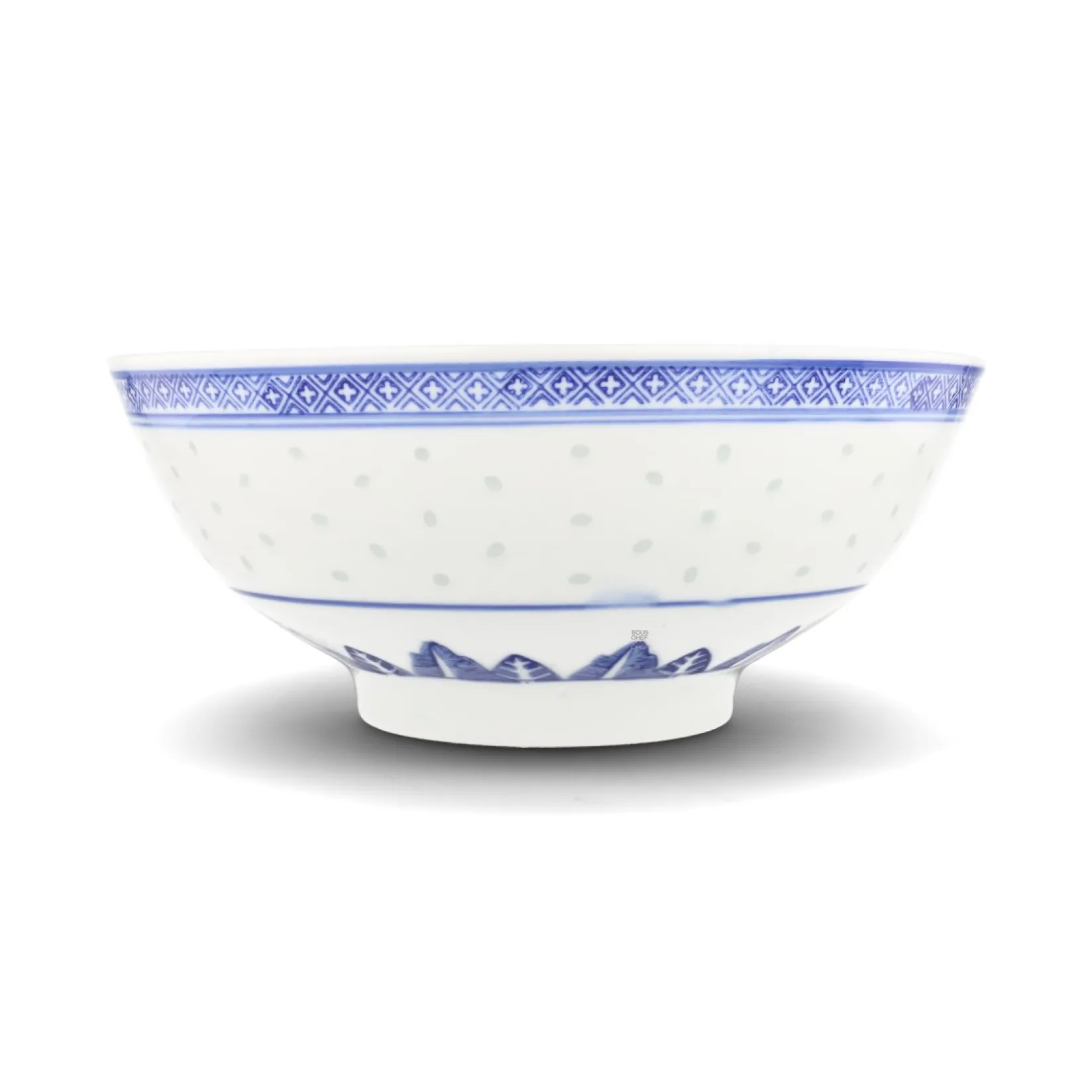 Chinese Tableware Crockery & Dinnerware|Bowls^Blue Rice Pattern Serving Bowl, 25.5cm