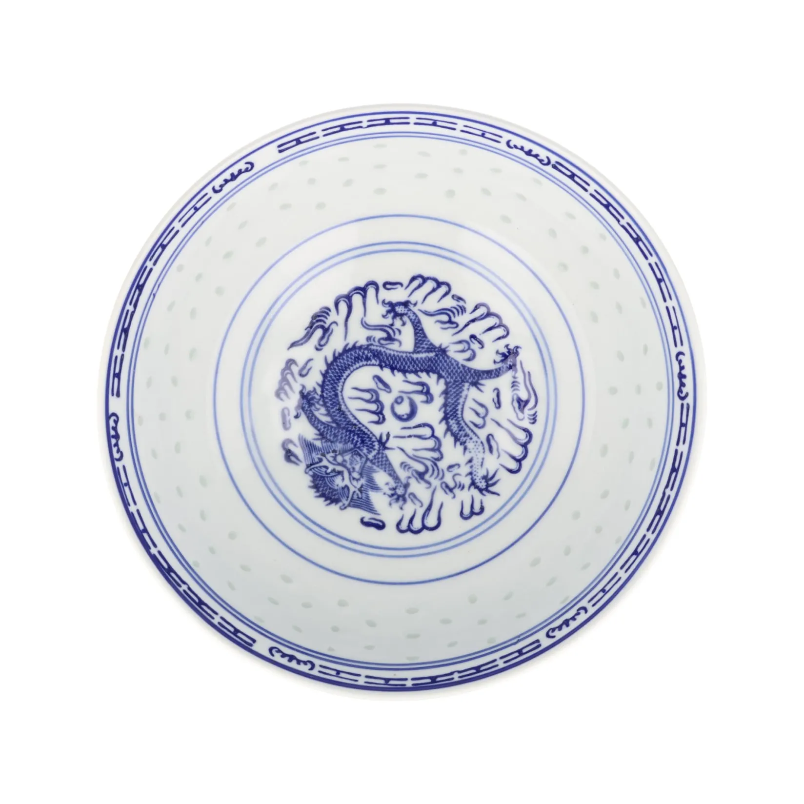 Chinese Tableware Crockery & Dinnerware|Bowls^Blue Rice Pattern Serving Bowl, 25.5cm
