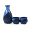 Kiji Stoneware & Ceramics Tableware Brands|Japanese Ingredients^Blue Sake Set