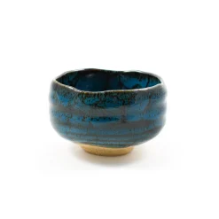 Kiji Stoneware & Ceramics Japanese Ingredients|Japanese Tableware^Blue Storm Matcha Bowl, 11.7cm