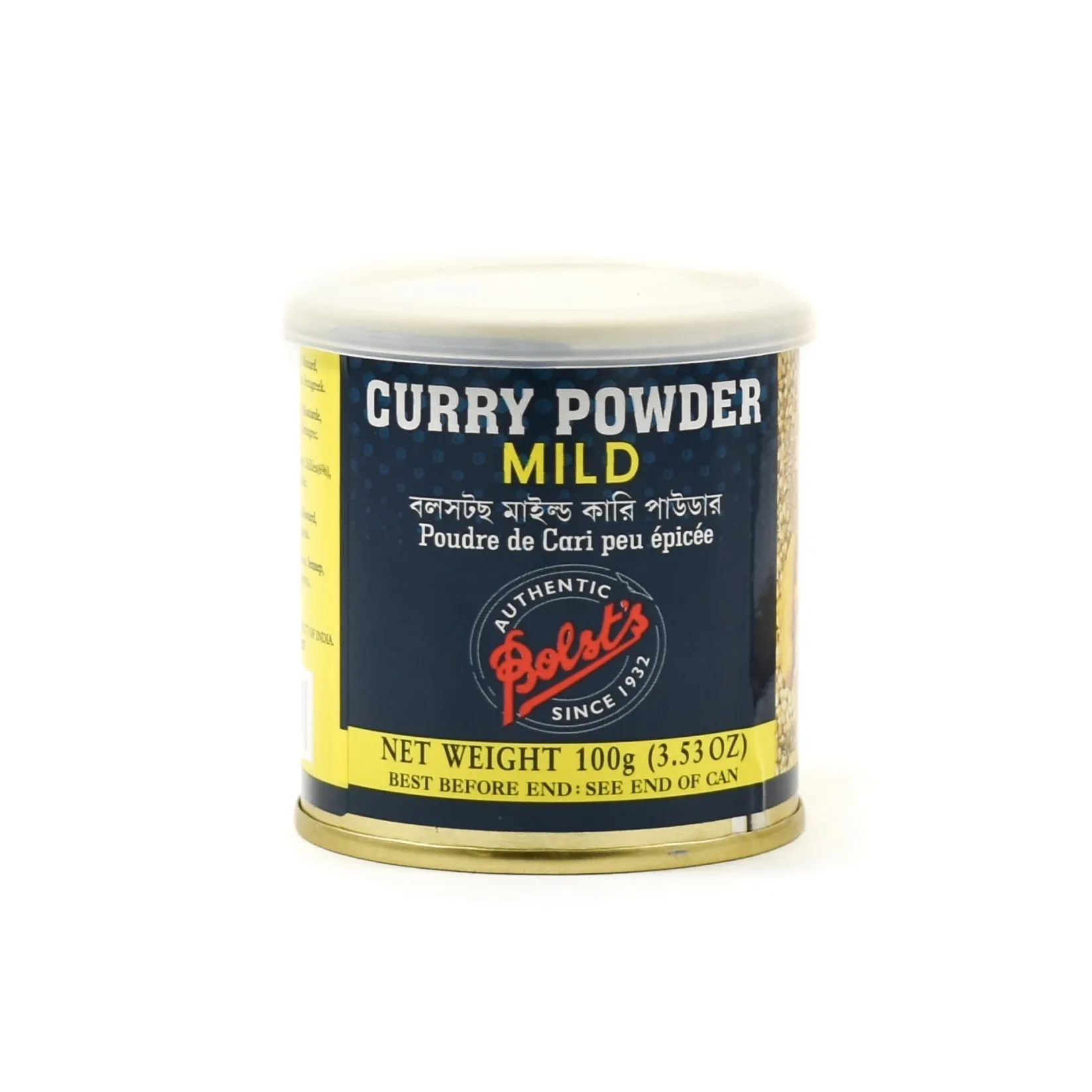 Bolst's Ingredients Brands|Indian Ingredients^Curry Powder Mild, 100g