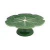 Bordallo Pinheiro Serveware|Tableware Brands^Green Cabbage Cake Stand, 31cm