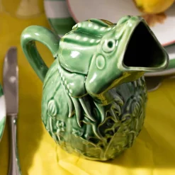 Bordallo Pinheiro Tableware Brands^Green Frog Pitcher