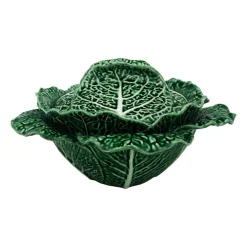 Bordallo Pinheiro Serveware|Tableware Brands^Large Cabbage Leaf Tureen 2 litre