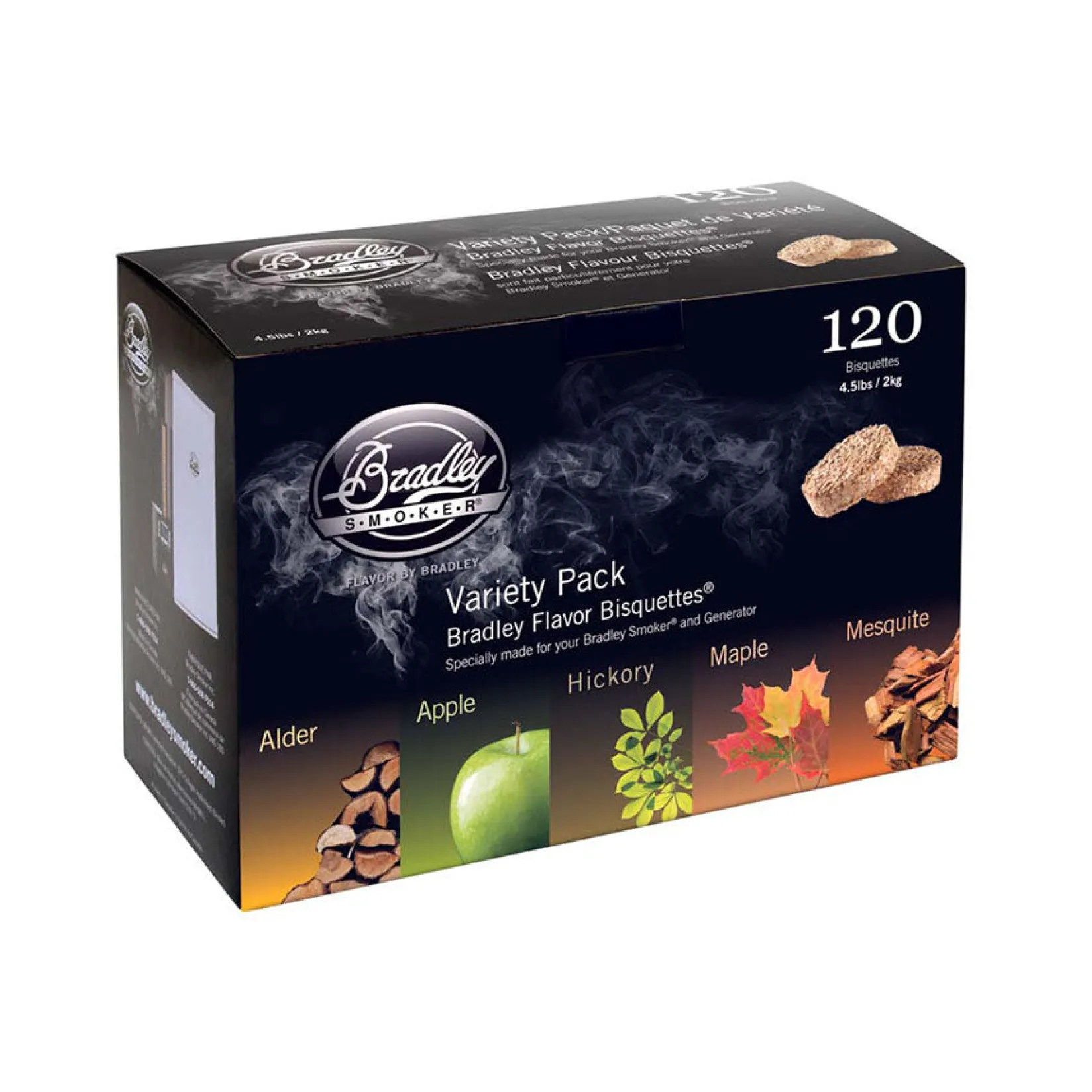 Bradley Smoker Food Smokers|Bbq & Smoking^Bradley Five Flavour Bisquettes, Pack of 120