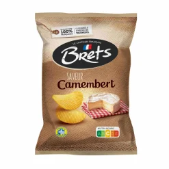 Bret's Crisps Snacks|Ingredients Brands^Bret's Camembert Crisps, 125g