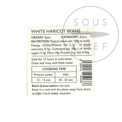 Brindisa Ingredients Brands|Spanish Ingredients^Epic Alubia Beans in Cloth Sack, 500g