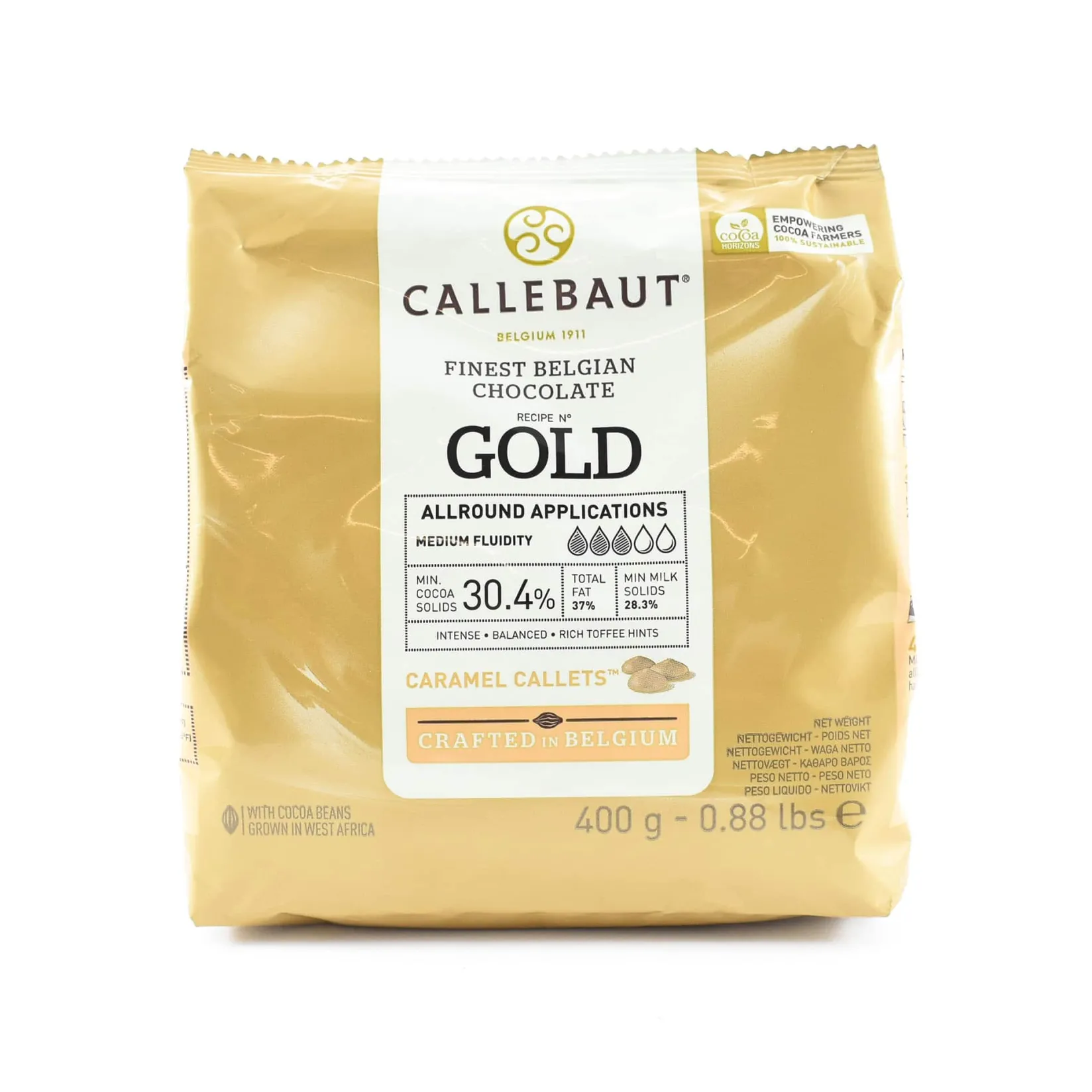 Callebaut Ingredients Brands|French Ingredients^Caramel Chocolate Couverture, 400g
