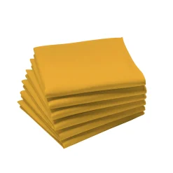 Coucke Tableware Brands|French Ingredients^Cambrai Napkin Mustard Yellow, 45cm