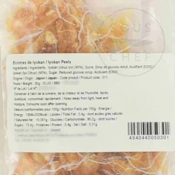 Shindo Shigeharu Ingredients Brands|Japanese Ingredients^Candied Iyokan Peel, 30g