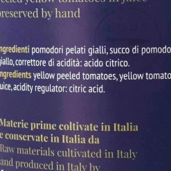 Casa Marrazzo Ingredients Brands|Italian Ingredients^Peeled Yellow Tomatoes, 3kg