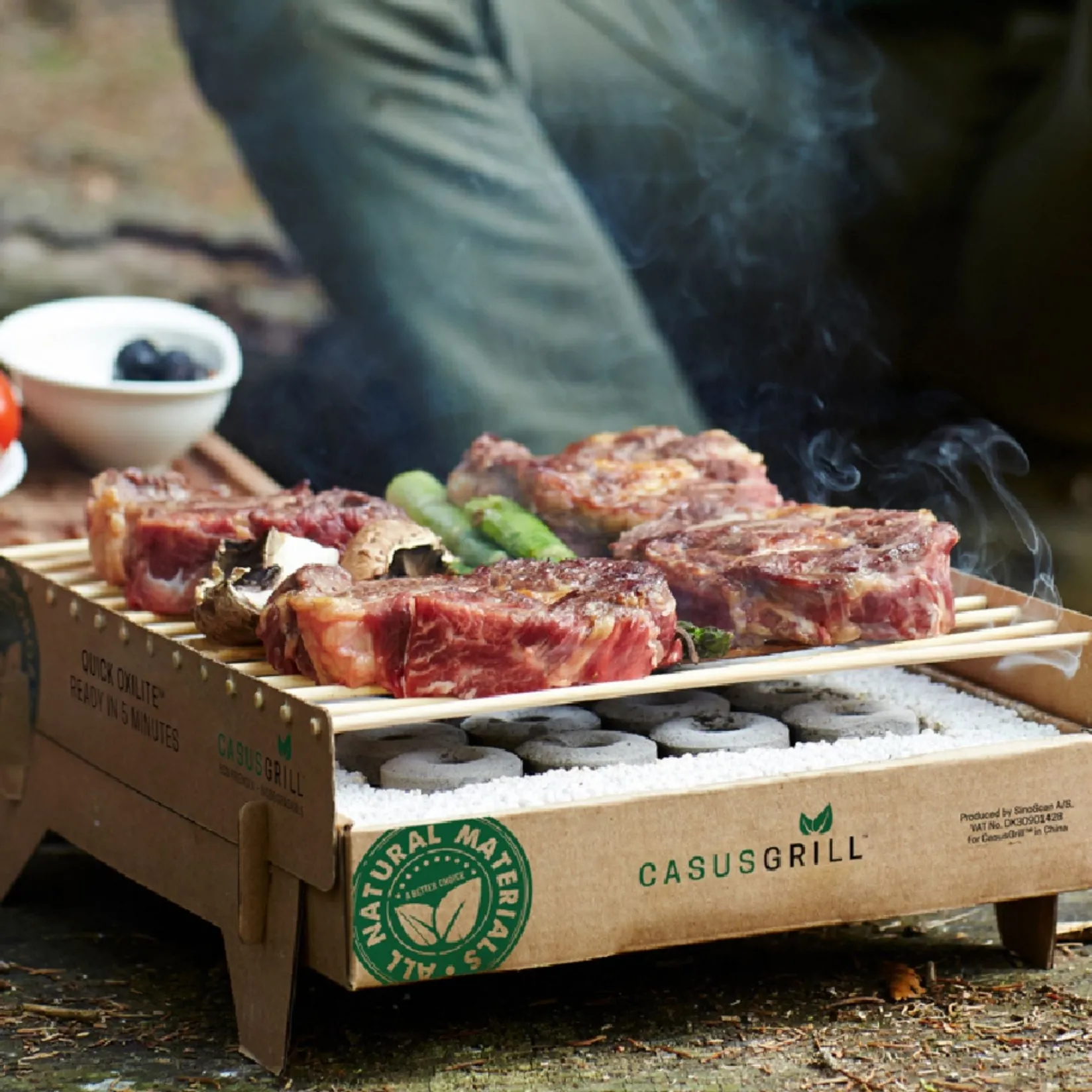 Casus Grills Picnicware|Food Smokers^CasusGrill Disposable Eco BBQ