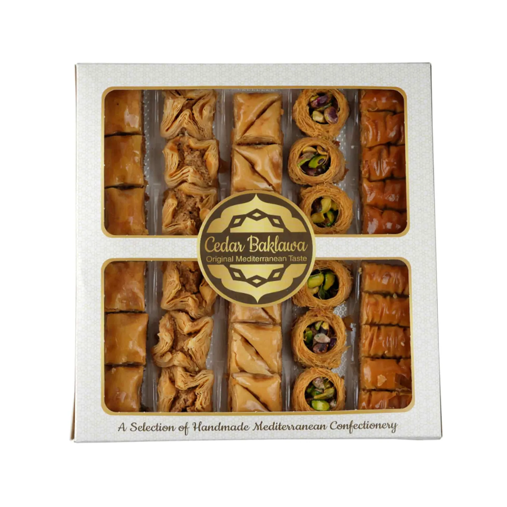 Cedar Baklawa Ingredients Brands|Middle Eastern Ingredients^Cedar Handmade Baklawa Selection, 750g