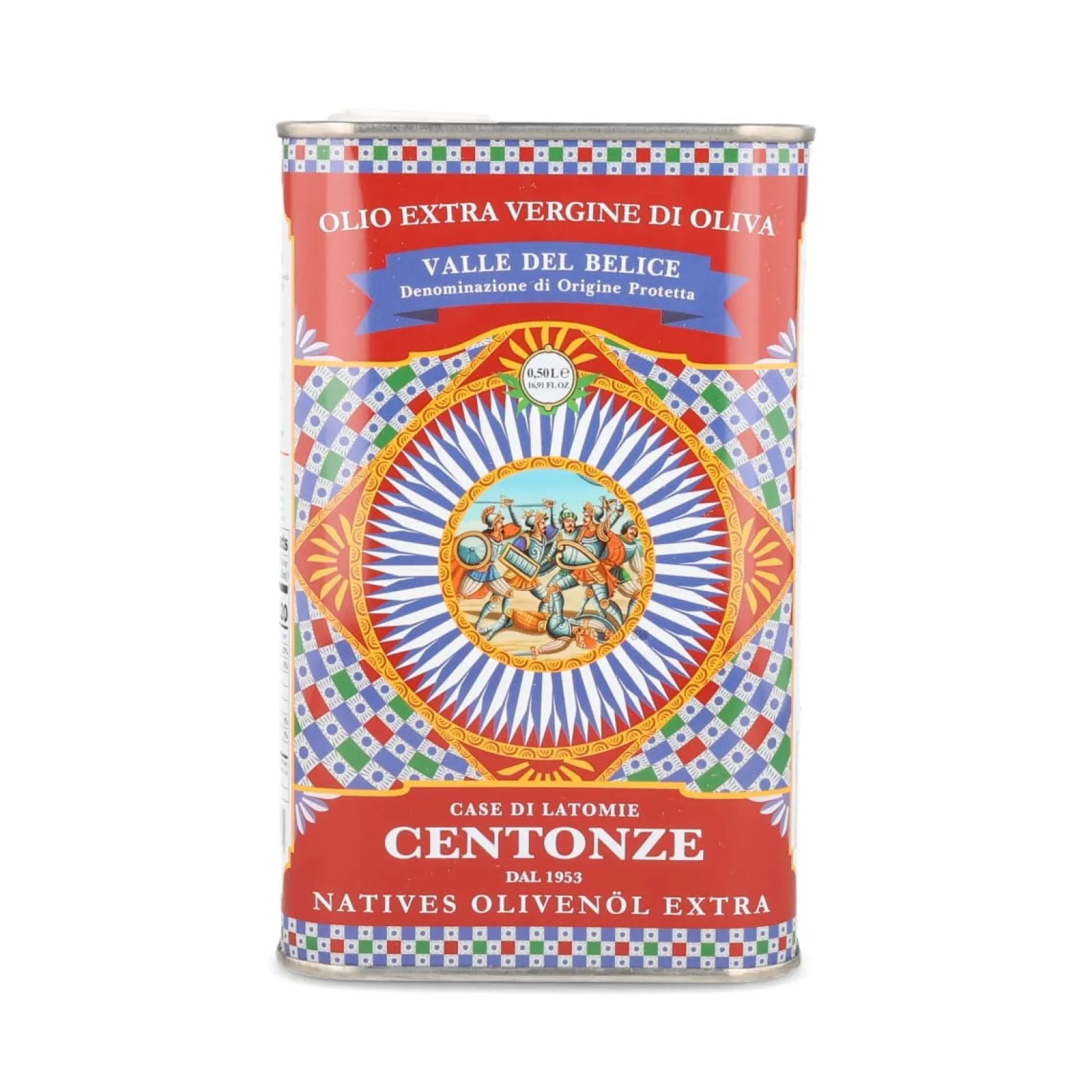 Centonze Oil, Vinegar & Dressings|Extra Virgin Olive Oil^PDO Valle del Belice Extra Virgin Olive Oil in Tin, 500ml