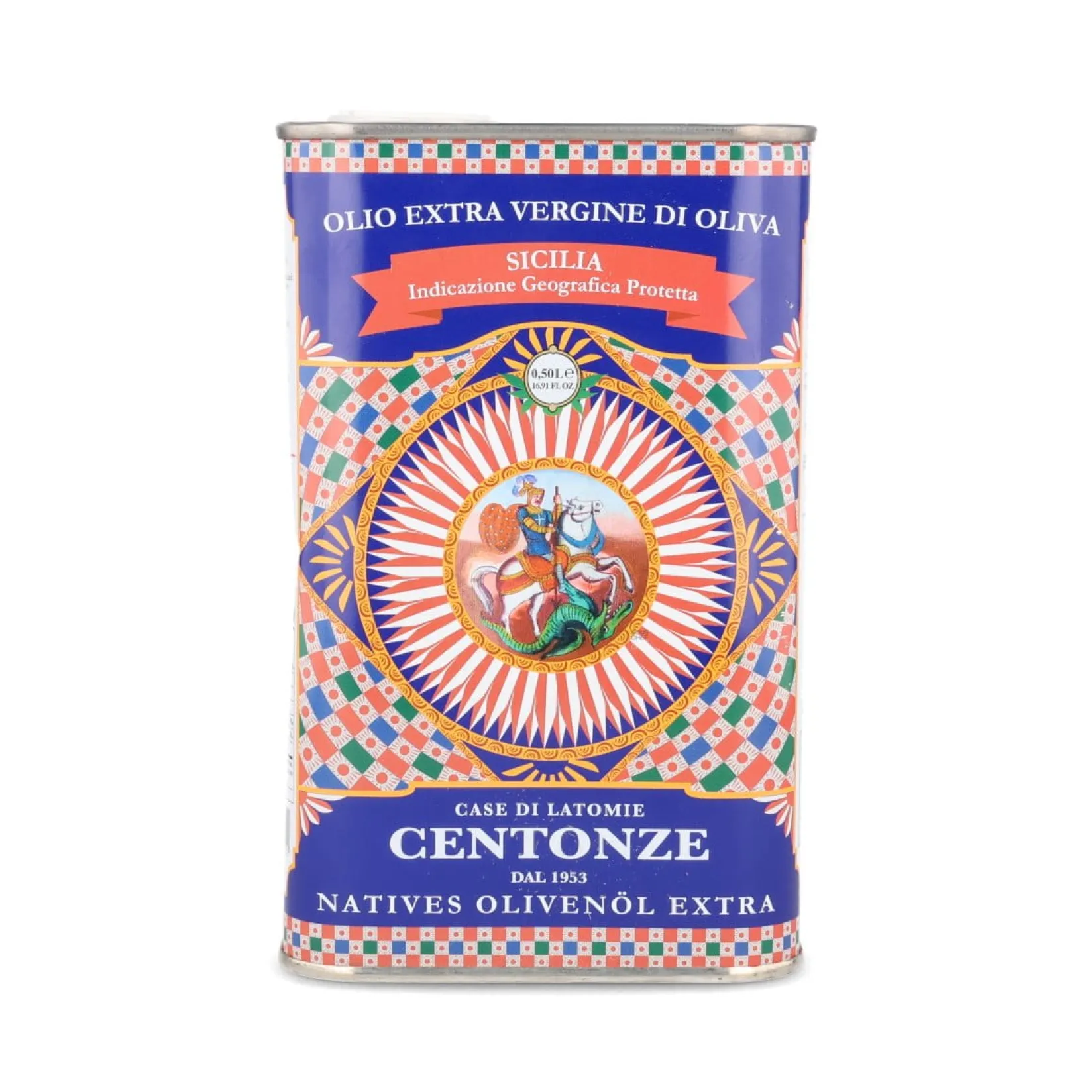 Centonze Ingredients Brands|Oil, Vinegar & Dressings^PGI Sicilian Extra Virgin Olive Oil in Tin, 500ml