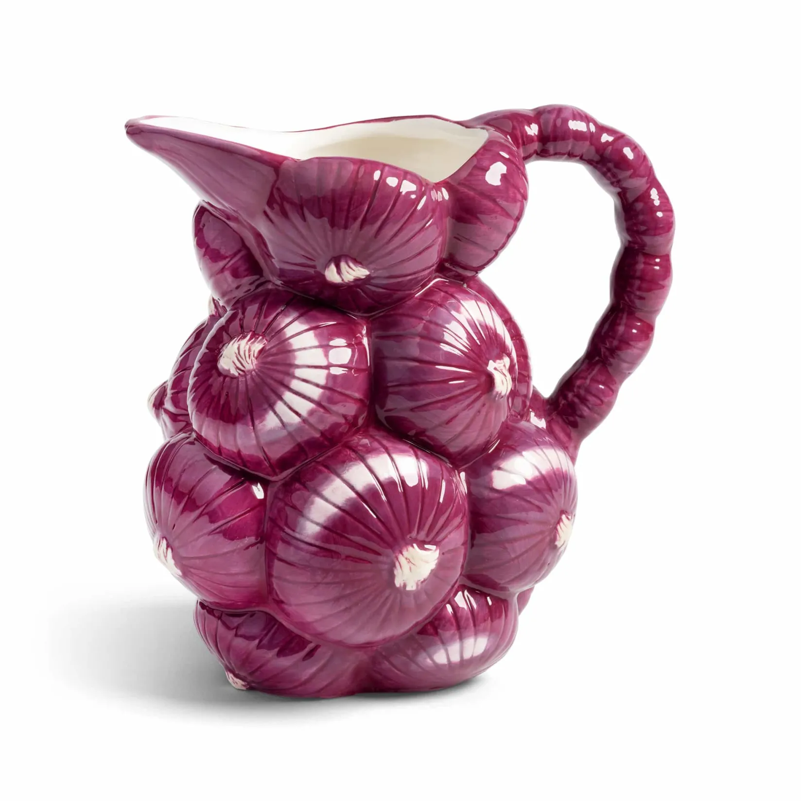 &Klevering Jugs & Bottles|Tableware Brands^Ceramic Red Onion Jug, 1 Litre