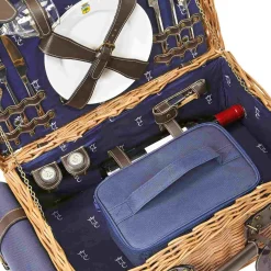 Les Jardin de la Comtesse Tableware Brands|Picnicware^Champs-Elysees Navy Picnic Hamper